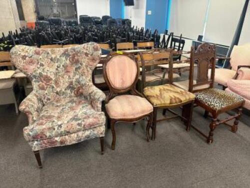 (4) - ASSORTED CHAIRS
