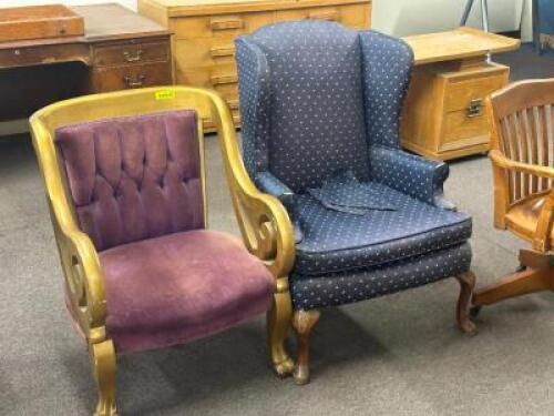 (2) - VINTAGE CHAIRS