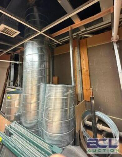 (3) - PIECES OF STAINLESS DUCT