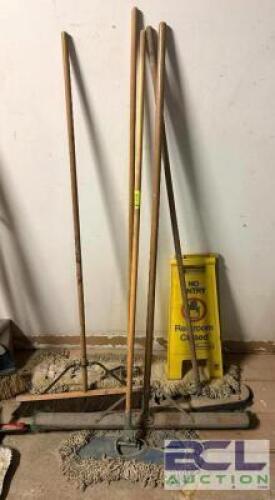 ASSORTED BROOMS