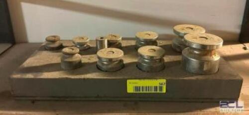 VINTAGE TOLEDO WEIGHT CALIBRATION SET