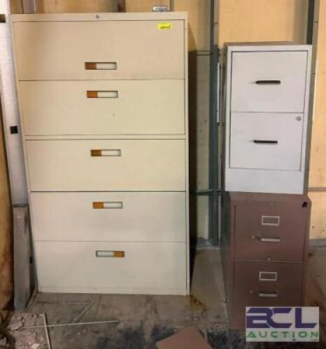 (3) - FILE CABINETS