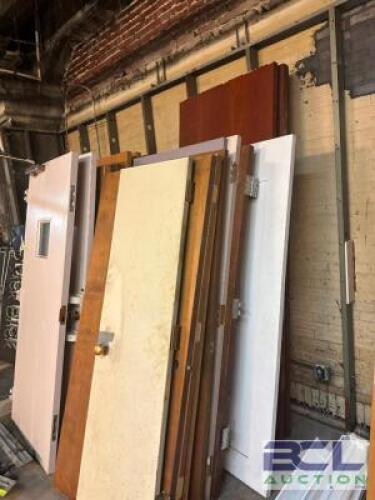 LARGE GROUP OF DOOR SLABS