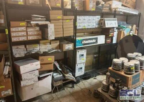 (3) - METAL SHELVING UNITS
