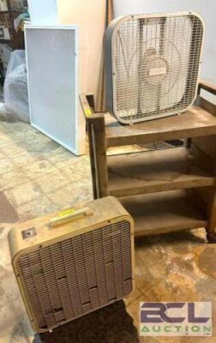 (3) - BOX FANS