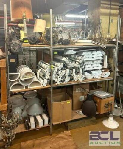 METAL SHELVING UNIT