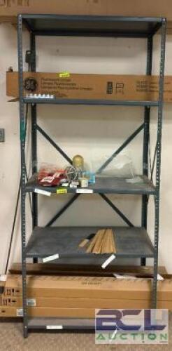 METAL SHELVING UNIT