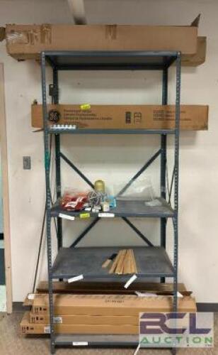 CONTENTS OF SHELVING UNIT / BOXES OF REPLACEMENT BUMBS