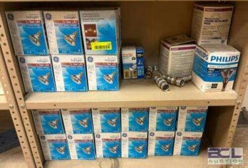 CONTENTS OF SHELVING UNIT / BOXES OF REPLACEMENT BUMBS