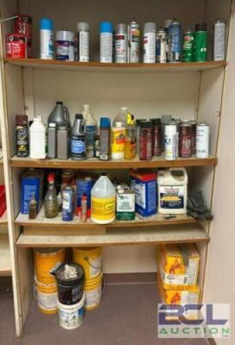 CONTENTS OF SHELVING UNIT