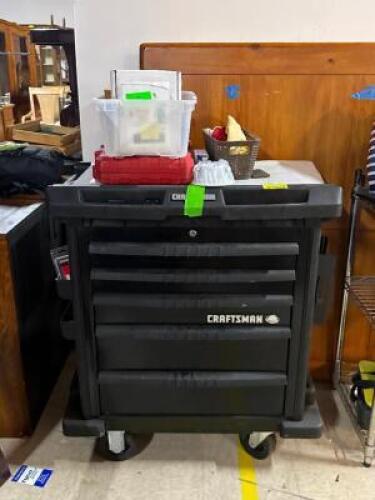 ROLLING TOOL CABINET WITH CONTENTS