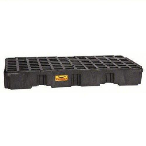 DESCRIPTION: (1) SPILL DECKBRAND/MODEL: CONDOR #45YZ82INFORMATION: BLACK, 5000 LB CAPACITY, FOR 2 DRUMS, 30 GAL CAPACITYSIZE: 51 1/2" X 26 1/4" X 6 1/2"RETAIL$: $225.04 EAQTY: 1