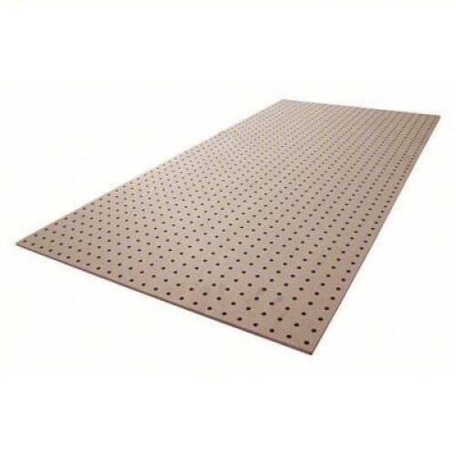 DESCRIPTION: (1) CASE OF (2) PEGBOARD PANELS BRAND/MODEL: PRODUCT NUMBER #6YE32 INFORMATION: HARDWOOD SIZE: 9/32 IN PEG HOLE SIZE, 24 IN X 48 IN X 1/4