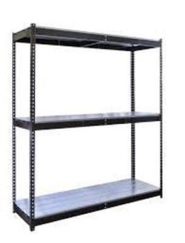 DESCRIPTION: (1) DOUBLE BOLTLESS SHELVING UNIT BRAND/MODEL: HALLOWELL INFORMATION: METAL SHELVES RETAIL$: $385.67 EA QTY: 1