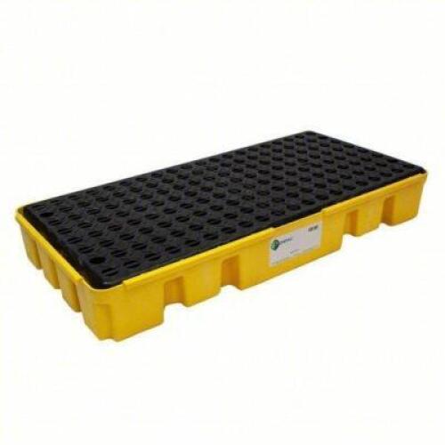 DESCRIPTION: (1) SPILL DECK BRAND/MODEL: ENPAC #31DL84 INFORMATION: FOR 2 DRUMS, 22 GAL SPILL CAPACITY, 2,400 LB LOAD CAPACITY, YELLOW, POLYETHYLENE S