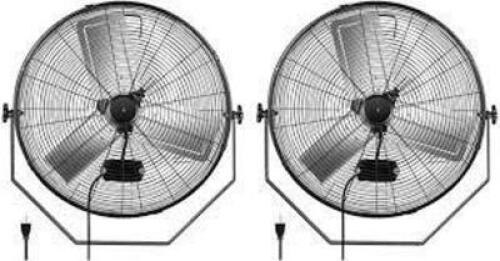 DESCRIPTION: (3) INDUSTRIAL FANS, HARDWARE NOT INCLUDED BRAND/MODEL: PRODUCT NUMBER #21166 INFORMATION: BLACK, STEEL, MUST COME IN AND INSPECT, 3 FULL
