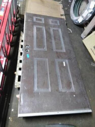 DESCRIPTION: (4) HEAVY DUTY 6 PANEL DOORSINFORMATION: SEE INSPECTIONSIZE: APPROX 36" X 80"RETAIL$: $88.88 EAQTY: 4