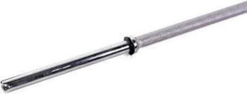 DESCRIPTION: (1) OLYMPIC WEIGHT BARBRAND/MODEL: CAPINFORMATION: STEEL ALLOY/KNURLEDSIZE: 7'L [45 LBS]RETAIL$: $119.99 EAQTY: 1