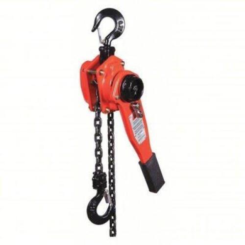 DESCRIPTION: (1) LEVER CHAIN HOIST BRAND/MODEL: DAYTON #4ZX45 INFORMATION: HOOK MOUNTED TO NO TROLLEY, 1,500 LB LIFTING CAPACITY SIZE: 20 FT LIFT LG R