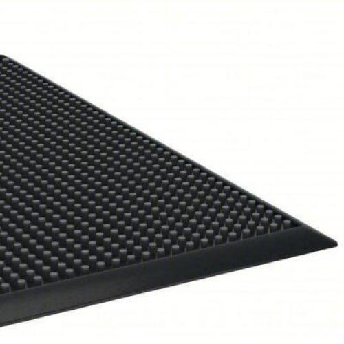 DESCRIPTION: (1) ENTRANCE MAT BRAND/MODEL: CONDOR #6LUL9 INFORMATION: FINGER, OUTDOOR, MEDIUM, RUBBER, BEVELED EDGE, BLACK SIZE: 2 FT X 32 IN, 3/8 IN