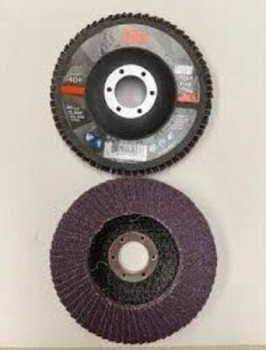 DESCRIPTION: (3) BOXES OF (10) PREMIUM FLAP WHEEL BRAND/MODEL: GLOBAL ABRASIVES INFORMATION: TYPE 27 AF 120 SIZE: 4 TO 1/2" X 7/8" QTY: 3