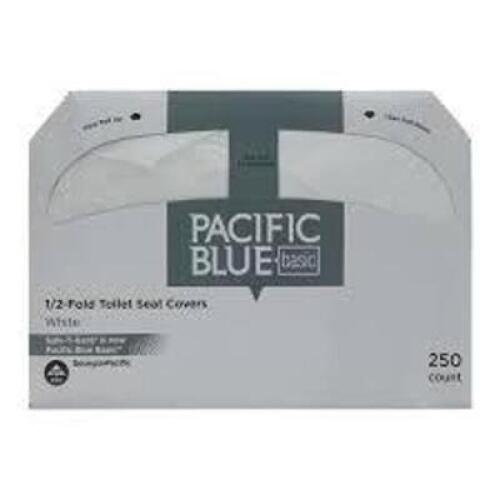 DESCRIPTION: (1) CASE OF (20) PACKS OF (250) TOILET SEAT COVERSBRAND/MODEL: PACIFIC BLUE #47046RETAIL$: $97.74 EAQTY: 1