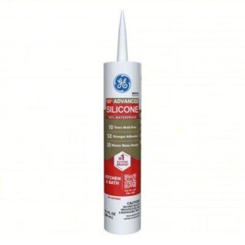DESCRIPTION: (12) SILICONE SEALANT BRAND/MODEL: GE #3LA49 INFORMATION: ADVANCED SILICONE, WHITE, 10 OZ, CARTRIDGE, 301% TO 500% ELONGATION RANGE RETAI