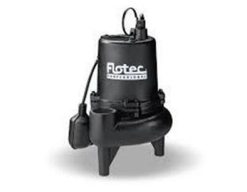 DESCRIPTION: (1) SEWAGE PUMP BRAND/MODEL: FLOTEC #E75STVT TO 01 SIZE: MUST INSPECT HAS DAMAGE RETAIL$: $326.00 EA QTY: 1