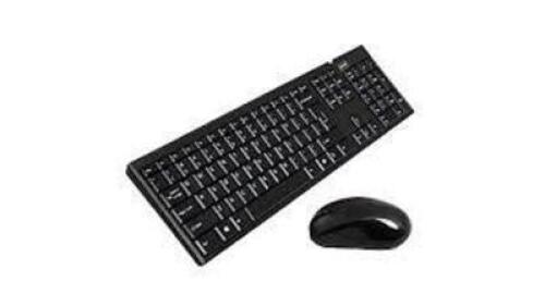 DESCRIPTION: (1) WIRELESS KEYBOARD AND MOUSE COMBO BRAND/MODEL: STELLAR LABS #COMPUTER PLUS INFORMATION: BLACK RETAIL$: $84.99 EA QTY: 1