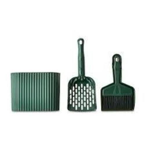 DESCRIPTION: (1) 3 TO IN TO 1 LITTER SCOOP, SWEEP, AND CADDY BRAND/MODEL: VIBRANT LIFE INFORMATION: GREEN SIZE: 7.68" X 4.72" X 11.58" RETAIL$: $13.98