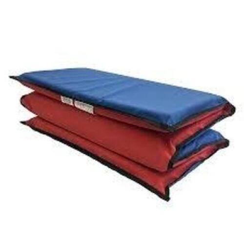 DESCRIPTION: (1) GERM FREE REST MAT BRAND/MODEL: KINDERMAT INFORMATION: ONE BLUE ONE RED SIZE: 1" X 19" X 45" RETAIL$: $43.00 EA QTY: 1