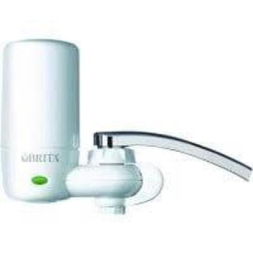 DESCRIPTION: (1) WATER FILTRATION SYSTEM BRAND/MODEL: BRITA INFORMATION: WHITE, ATTACHES TO FAUCET RETAIL$: $53.99 EA QTY: 1