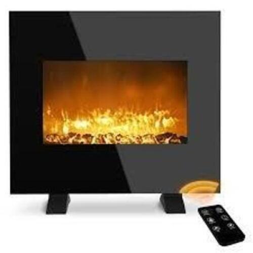 DESCRIPTION: (1) WALL MOUNTED FIREPLACE HEATER BRAND/MODEL: LITEPLUS INFORMATION: BLACK FINISH SIZE: 26" X 5" X 22.4" H RETAIL$: $129.86 EA QTY: 1
