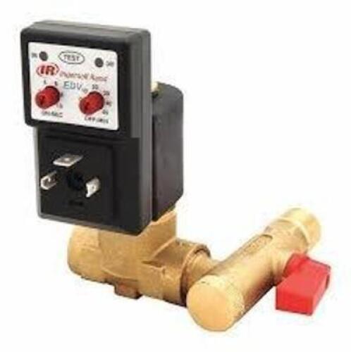 DESCRIPTION: (1) TIMED ELECTRIC DRAIN VALVE BRAND/MODEL: INGERSOLL RAND #54410931 INFORMATION: 110 V SIZE: 1/4" RETAIL$: $137.48 EA QTY: 1