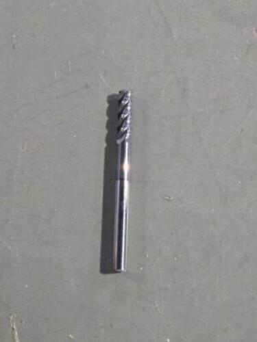 DESCRIPTION: (5) SOLID CARBIDE SQ END MILL BRAND/MODEL: ACCUPRO 00037689 SIZE: 1/8" X 3/8"X1/8: RETAIL$: 42.2 QTY: 5