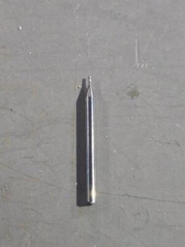 DESCRIPTION: (2) SOLID CARBIDE SQ END MILL BRAND/MODEL: ACCUPRO 00037663 SIZE: 1/32' X1/8"X1/16" RETAIL$: 22.06 QTY: 2