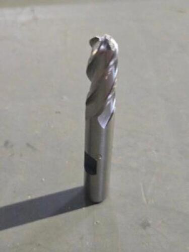 DESCRIPTION: (1) COBALT BALL END MILL BRAND/MODEL: HERTEL 84509934 SIZE: 3/8" X 1" X 3/8" RETAIL$: 42.96 QTY: 1