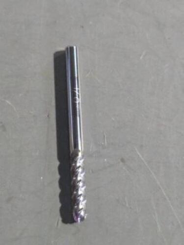 DESCRIPTION: (3) SOLID CARBIDE BALL END MILL BRAND/MODEL: ACCUPRO 07761133 SIZE: 1/8"X1/2"X1/8" RETAIL$: 34.14 QTY: 3