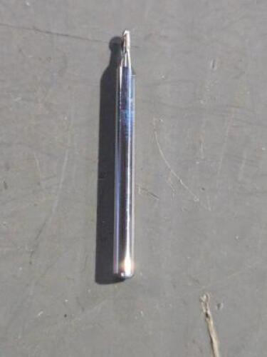 DESCRIPTION: (2) SOLID CARBIDE BALL END MILL BRAND/MODEL: ACCUPRO 07760168 SIZE: 1/16" X 1/8"X1/8" RETAIL$: 20.96 QTY: 2