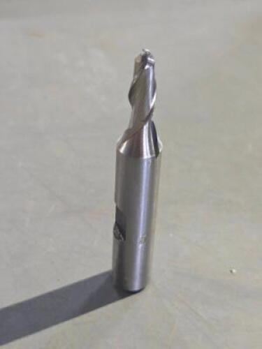 DESCRIPTION: (1) HSS BALL END MILL BRAND/MODEL: HERTEL 84509678 SIZE: 7/32"X1/2"X3/8" RETAIL$: 21.11 QTY: 1