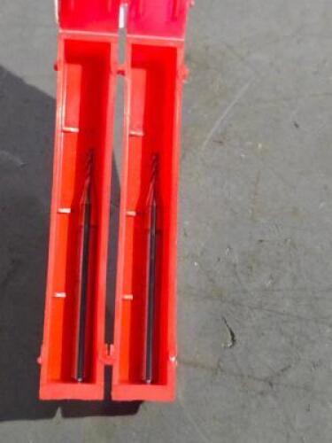 DESCRIPTION: (2) SOLID CARBIDE SQ END MILL BRAND/MODEL: ACCUPRO 07771181 SIZE: 1/16"X3/16"X1/8" RETAIL$: 25.44 QTY: 2