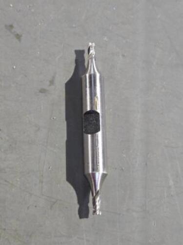 DESCRIPTION: (1) HSS DE SQ END MILL BRAND/MODEL: HERTEL 84509611 SIZE: 1/8"X3/16"X3/8" QTY: 1