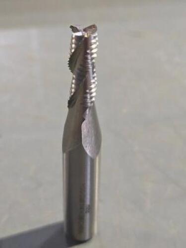 DESCRIPTION: (2) COBALT ROUGHING ENDMILL BRAND/MODEL: INTERSTATE 51867166 SIZE: 1/4" X 3/8" RETAIL$: 85.14 QTY: 2