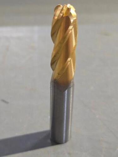 DESCRIPTION: (3) SOLID CARBIDE BALL END MILL BRAND/MODEL: HERTEL 74610692 SIZE: 3/8" X 1" X 3/8" RETAIL$: 31.36 QTY: 3
