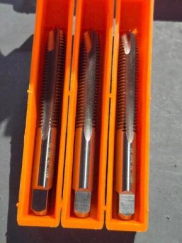DESCRIPTION: (10) HSS PLUG TAPS BRAND/MODEL: HERTEL 87145702 SIZE: M8X1.25 RETAIL$: 138.4 QTY: 10