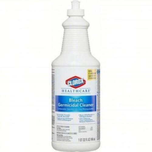DESCRIPTION: (6) BLEACH GERMICIDAL CLEANER BRAND/MODEL: CLOROX HEALTHCARE 68832 SIZE: 32OZ RETAIL$: 175.54 QTY: 6
