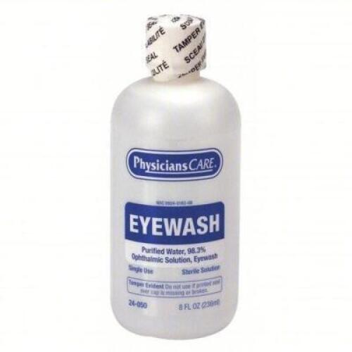 DESCRIPTION: (12) BOTTLES EYEWASH BRAND/MODEL: PHYSICIANS CARE 24 TO 050G SIZE: 8OZ RETAIL$: 95.52 QTY: 12