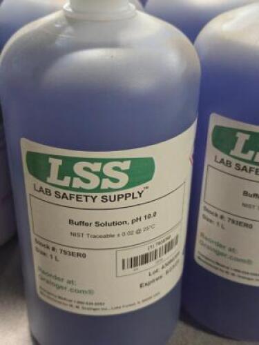 DESCRIPTION: (6) BUFFER SOLUTION BRAND/MODEL: LSS 793ER0 SIZE: 1L RETAIL$: 87.42 QTY: 6