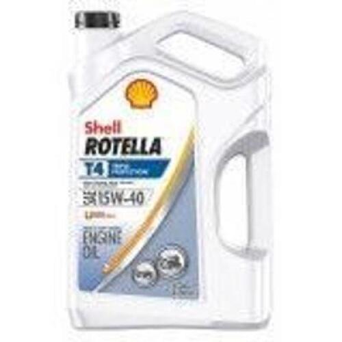 DESCRIPTION: (2) HD 15W TO 40 DIESEL ENGINE OIL BRAND/MODEL: SHELL T4 SIZE: 1 GAL RETAIL$: 66.9 QTY: 2