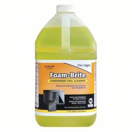 DESCRIPTION: (2) FOAMING CONDENSER COIL CLEANER BRAND/MODEL: NU TO CALGON 4178 TO 08 SIZE: 1 GAL RETAIL$: 91.36 QTY: 2